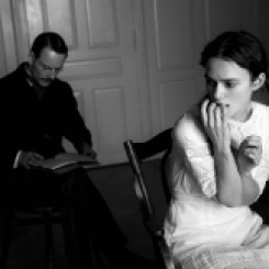 Michael Fassbender and Keira Knightley in "A Dangerous Method"
