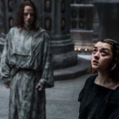 Arya Stark (Maisie Williams) becoming "No One" in GoT